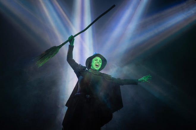 Olivia Valli playing Elphaba in "Wicked." The show is coming to the Peoria Civic Center during the 2024-2025 season for Ameren Illinois Broadway in Peoria.